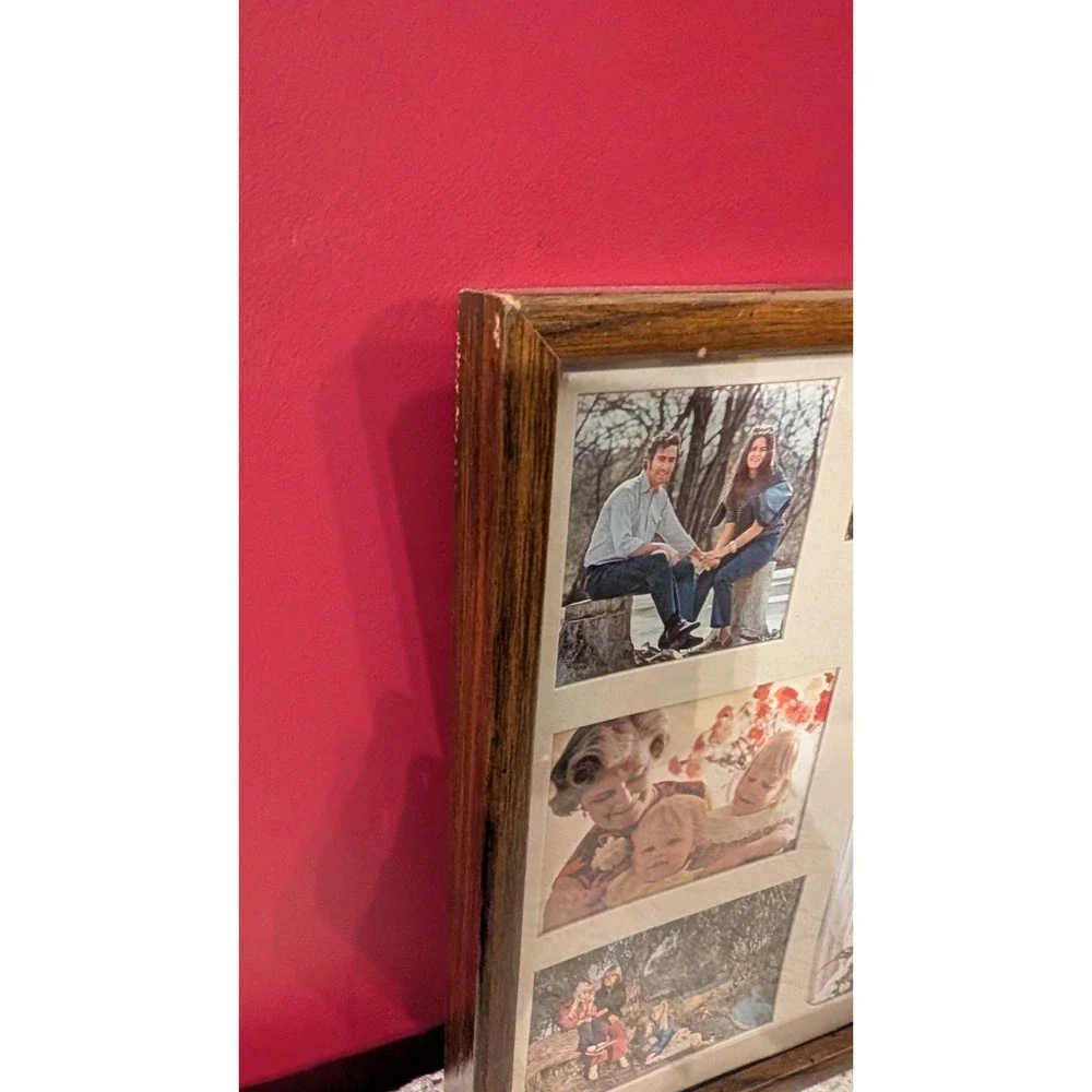 Intercraft Wood Multi Picture Frame Collage 9 Photo 14.75